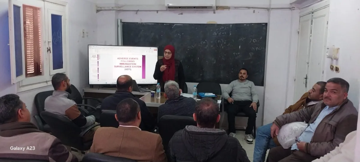 "صحة المنيا" تكثف تدريب فرق التطعيمات بالمحافظة